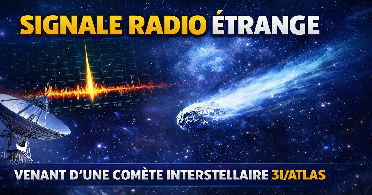 3I/ATLAS : un étrange signal radio détecté depuis une comète interstellaire