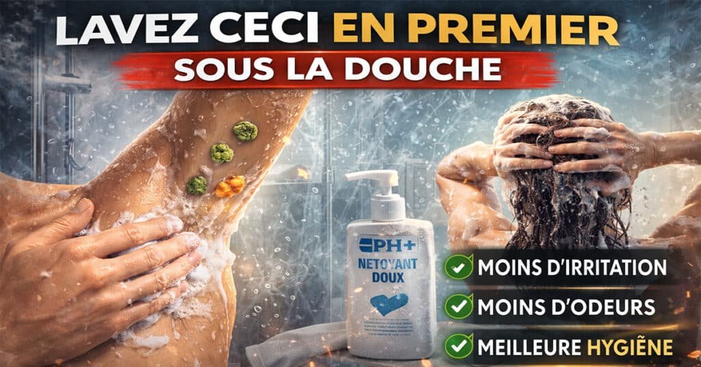 Ni votre visage ni vos mains : les dermatologues révèlent la première zone à laver sous la douche pour protéger votre peau