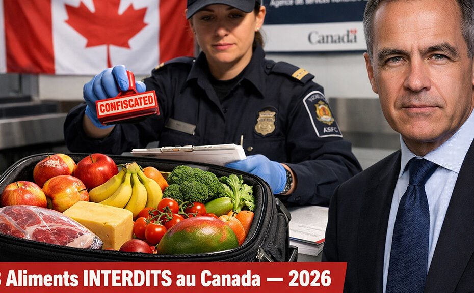 Canada 2026 : La Liste Complète des 8 Aliments Interdits à l'Entrée du Pays