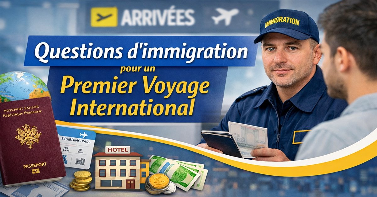 Questions d’immigration auxquelles les voyageurs internationaux pour la première fois doivent s’attendre