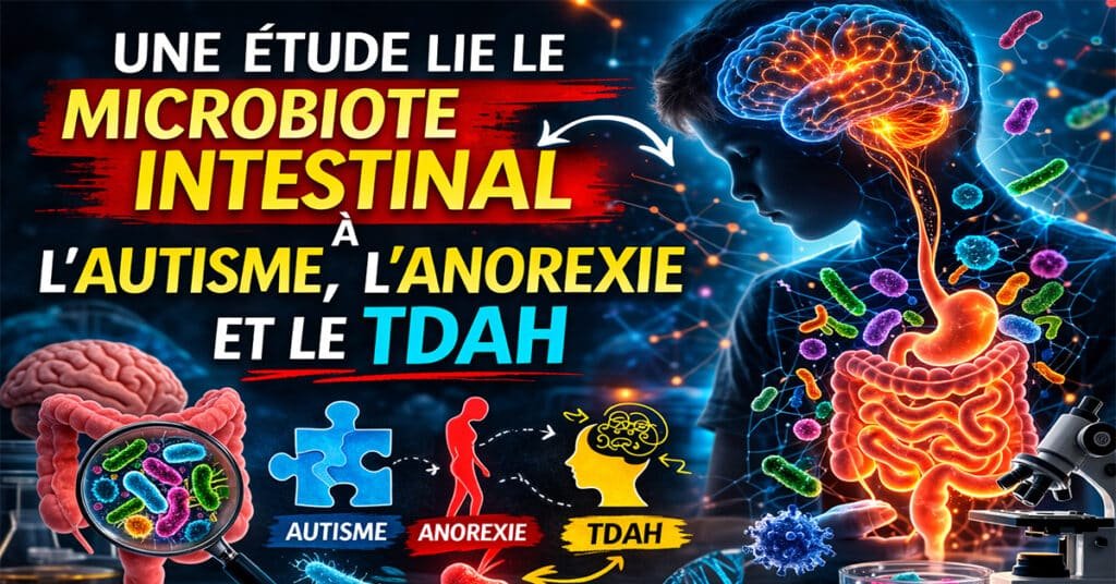 Une étude établit un lien entre le microbiote intestinal, l’autisme, l’anorexie et le TDAH