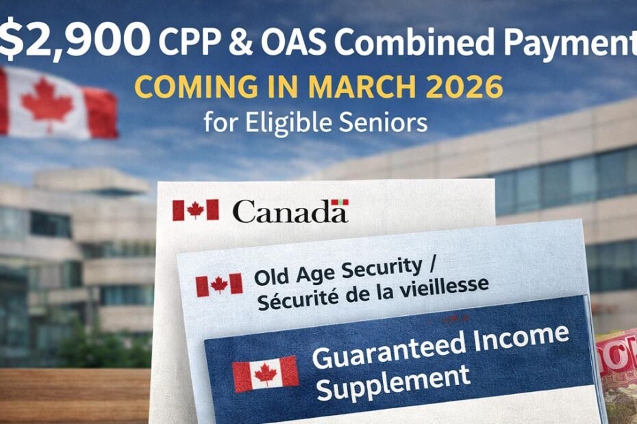 CPP and OAS Payments in March 2026: Can Seniors Receive Up to $2,900?